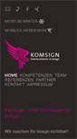 Mobile Screenshot of komsign.de